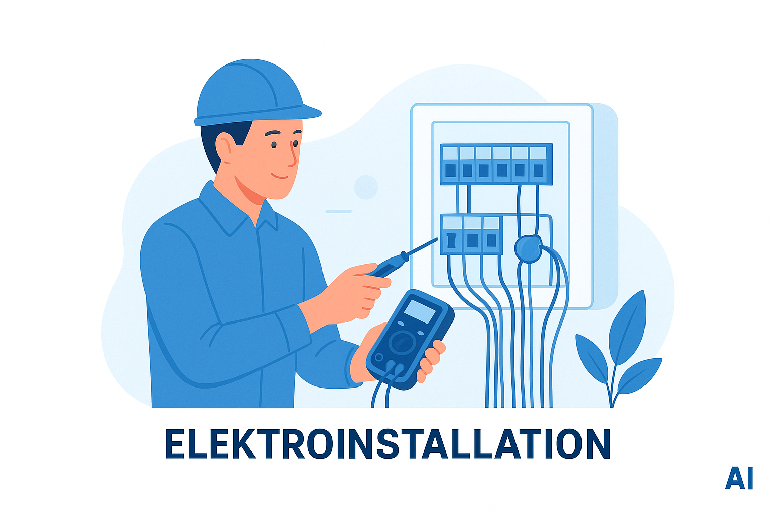 Elektroinstallation Bild